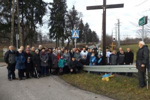 2016-11-20 - Poświęcenie przydrożnego krzyża